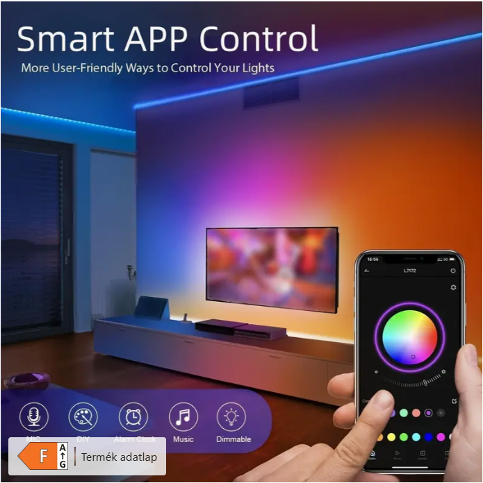 USB LED szalag bekötése és használata