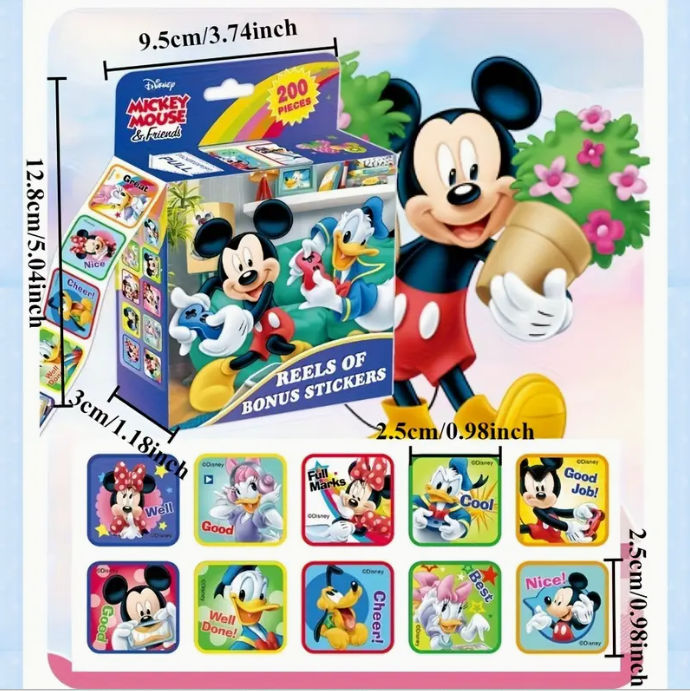 Disney matricák tekercses kiszerelésben