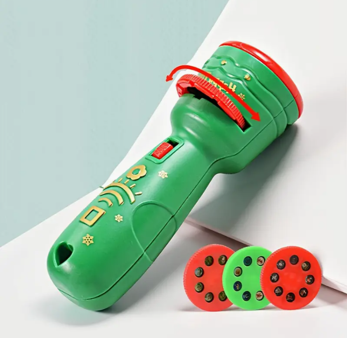 Karácsonyi projektor vetített kép