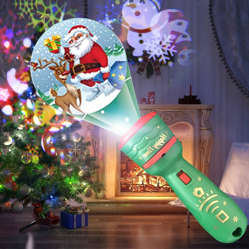 Karácsonyi projektor, kézi diavetítő - fő kép