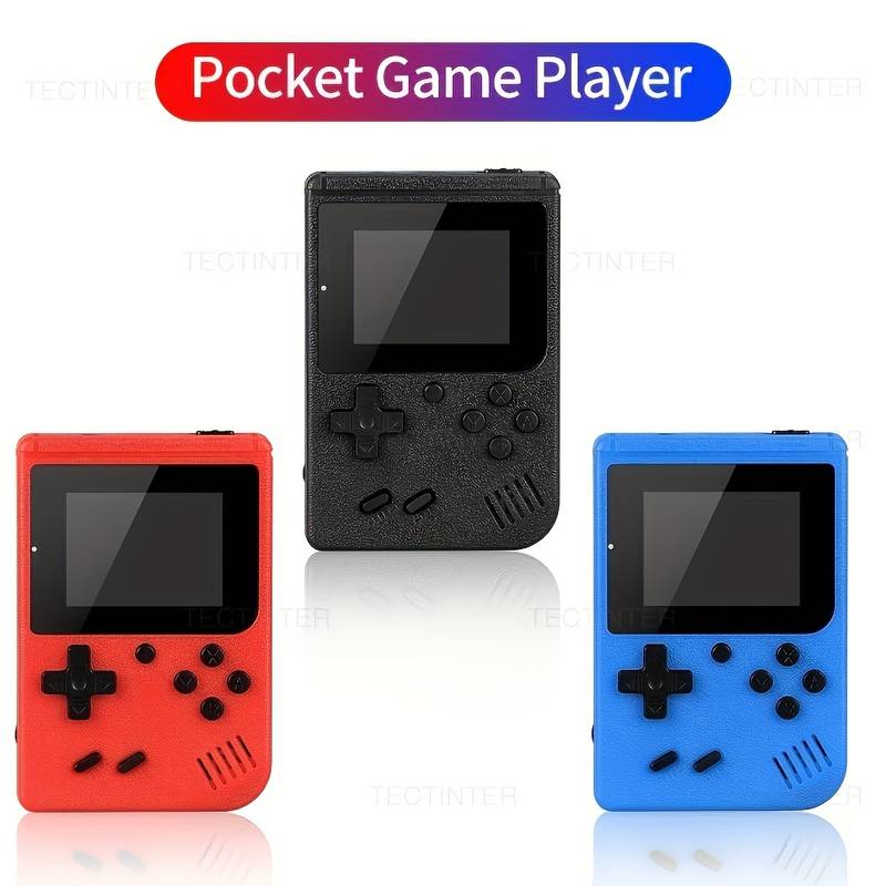 Retro hordozható konzol kézben