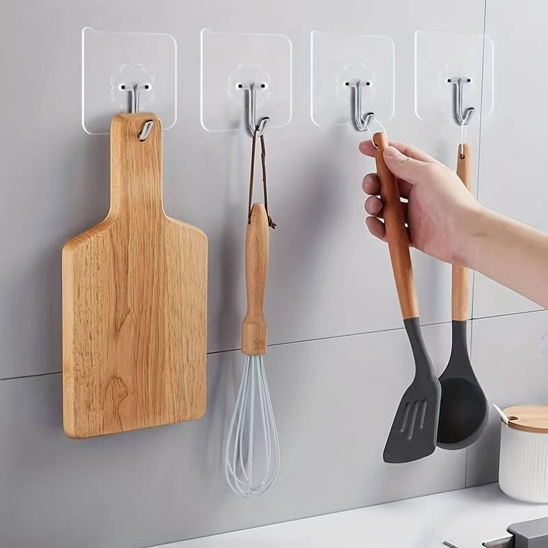 Fürdőszobai kampó használat közben