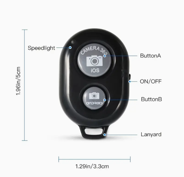 Szelfi távirányító, bluetooth kamera kioldó - fő kép