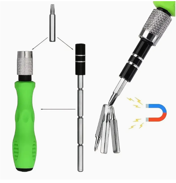 Praktikus csavarhúzó készlet dobozban