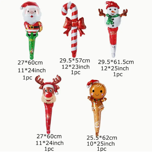 Karácsonyi lufik díszítéshez