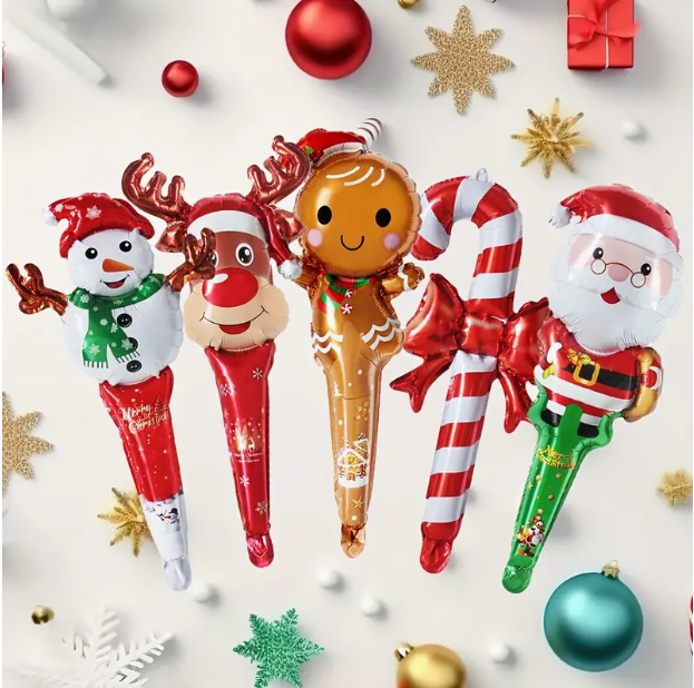 5 db-os karácsonyi fólia lufi szett fő kép