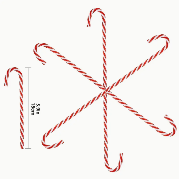 Cukorpálcika dísz - részletek