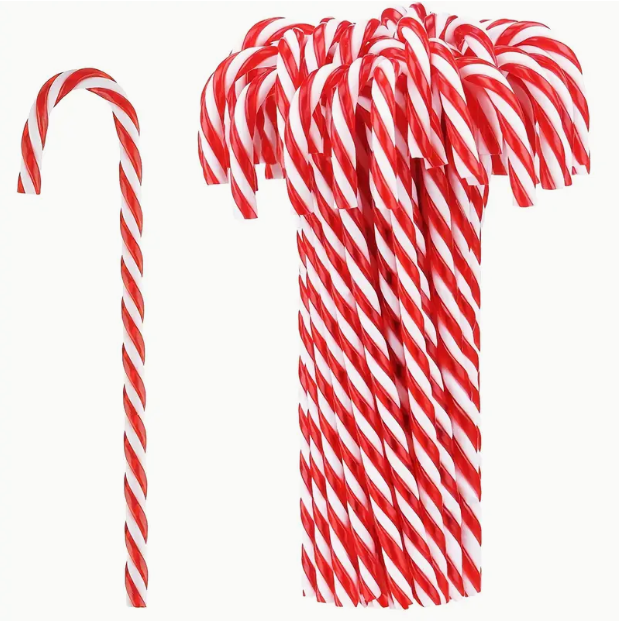 Cukorpálcika formájú karácsonyi dísz - fő kép