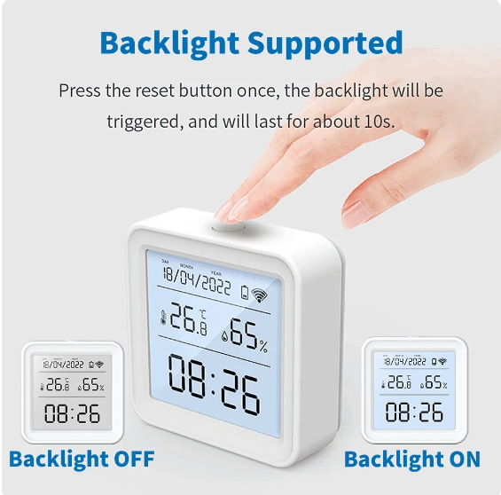 Digitális kijelző és háttérfény