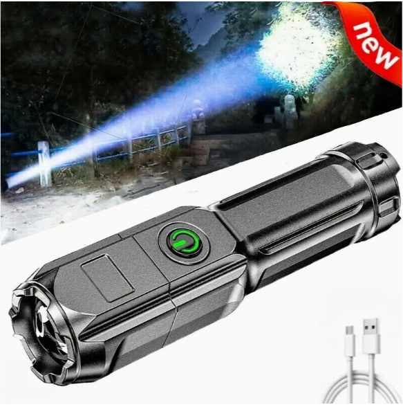 Zoom funkciós LED zseblámpa